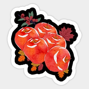 Fall Beautiful Apple Sticker